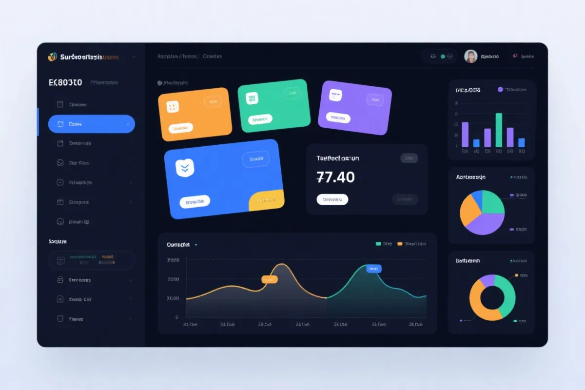 平台功能与数据仪表盘示意